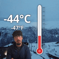 -44 °C