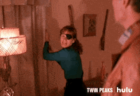 twin peaks curtains GIF by HULU