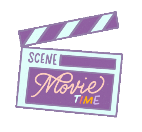 Movie Time Sticker