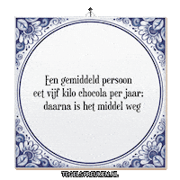 Wijsheid Spreuk Sticker by Tegelspreuken.nl