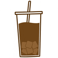 Iced Coffee Art GIF