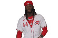 Flexing Cincinnati Reds Sticker by MLB