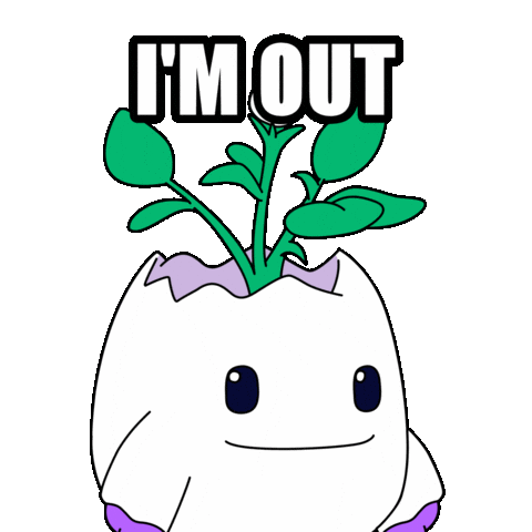 Leaving See Ya Sticker by Magic Eden