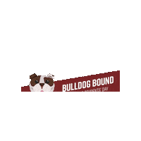 Bulldog Bound Sticker by University of Redlands