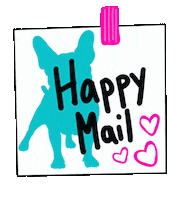 Dog Happy Mail Sticker by Wag Trendz