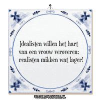 Humor Hart Sticker by Tegelspreuken.nl