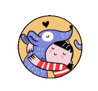 Dog Girl Sticker
