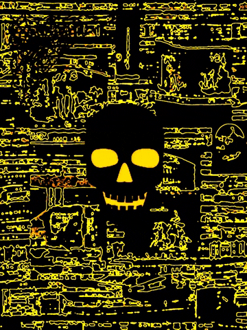 3D Skull GIF by lettrist