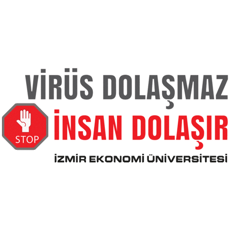 Corona Virus Sticker by Izmir University of Economics