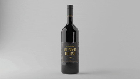 3dschool giphyupload wine bottle blender GIF