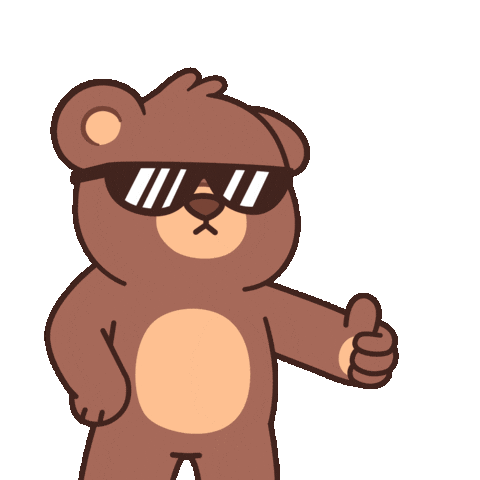 Do It Thumbs Up Sticker by BEARISH