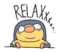 Happy Chill Out Sticker by Kennysgifs