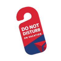 do not disturb travel Sticker by Delta Air Lines