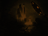 FRANKsREICH dark fantasy surreal collage GIF