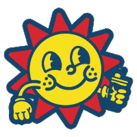 Happy Sun Sticker by Dutch Bros Coffee
