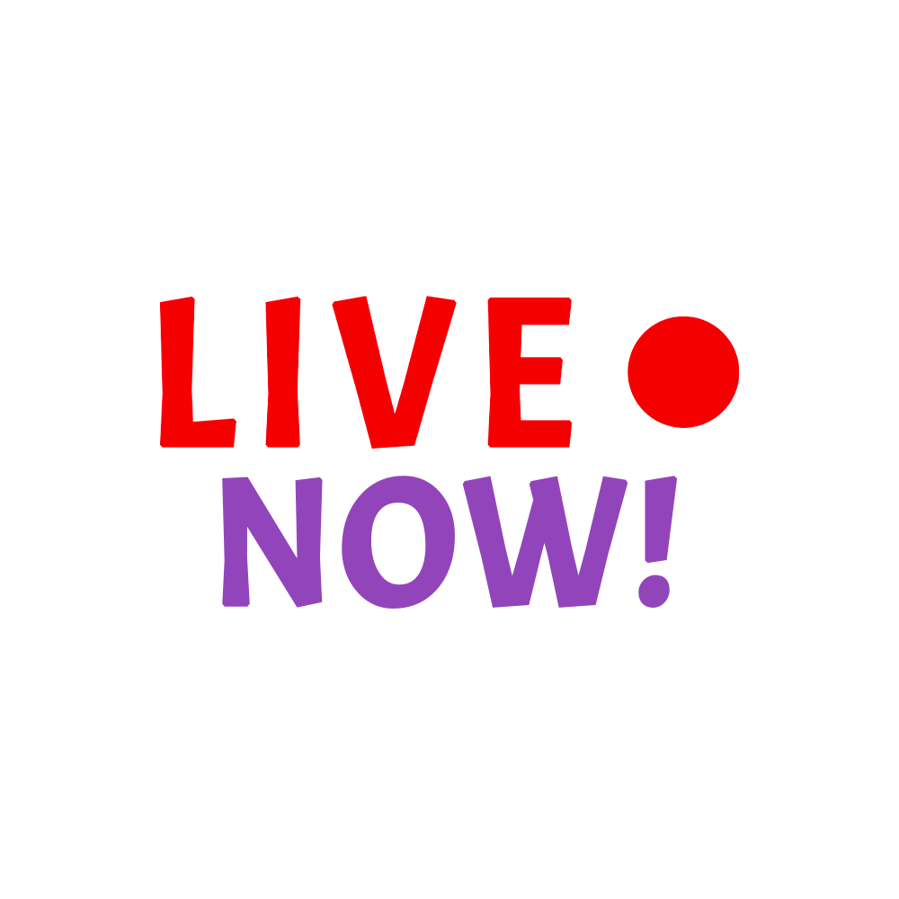 Live Now Video Sticker