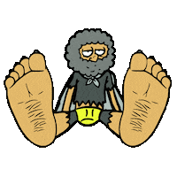 Relax Feet Sticker