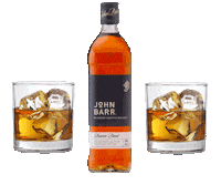 Single Malt Cheers Sticker by John Barr Migente