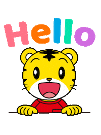 benesse_tw hello hi 桃樂比 巧虎 Sticker