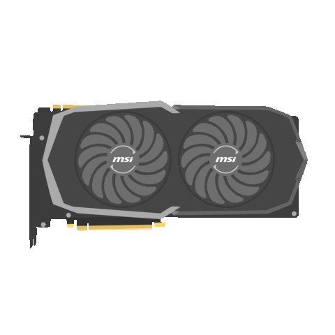 Graphics Card Sticker by MSI Gaming