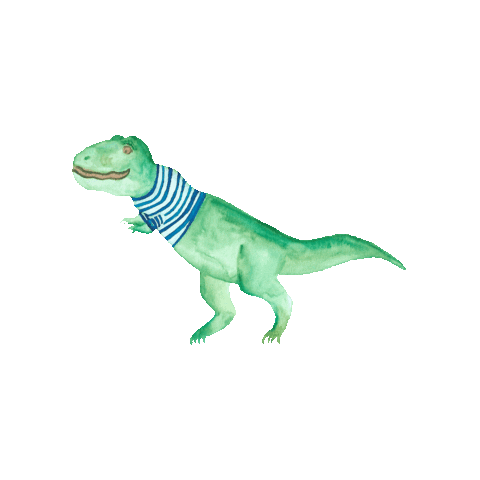 helloginger dinosaur dino rex tyrannosaurus Sticker