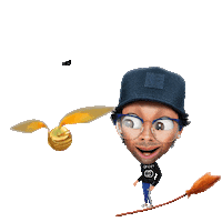 Harry Potter Snitch Sticker by Genies