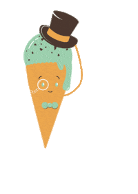 Icecream Hello Sticker by Tri Sign
