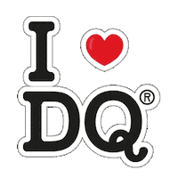 Heart Love Sticker by Dairy Queen