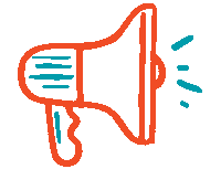 Megaphone Megafoon Sticker by Thomas More-hogeschool