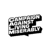 Campaign Against Living Miserably Sticker by CALM