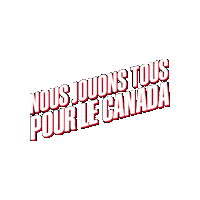 Team Canada Sticker by Canadian Tire