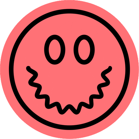 WendellClub smile smiley anxiety anxious Sticker