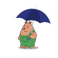 Bear Rain Sticker