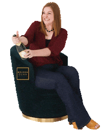 MelissaDunnRealty celebrate woman real estate wine Sticker