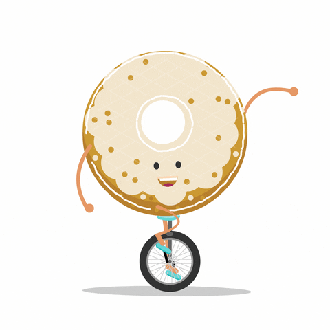Balancing Act Donut GIF by Wonder Brink
