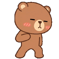 duduufriends dance cool bear cutebear Sticker