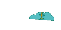 8Trackrum cloud rum spicedrum 8 track Sticker