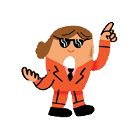 Agent Andyjpizza Sticker by bastla