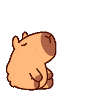 Capibara Sticker by chocolatedfresa