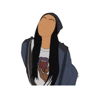 Cardi B Rose Sticker by Brianna Hess