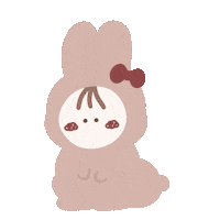 Rabbit あけましておめでとう Sticker
