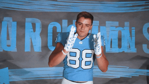 University Of North Carolina Football GIF by UNC Tar Heels