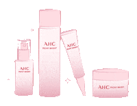ahc_global pink skincare cosmetics bright Sticker