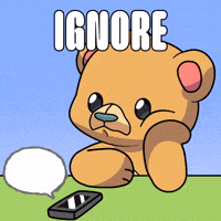 Ignore Do Not Disturb GIF by Kabu