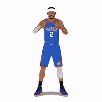 Oklahoma City Thunder Basketball GIF by SportsManias