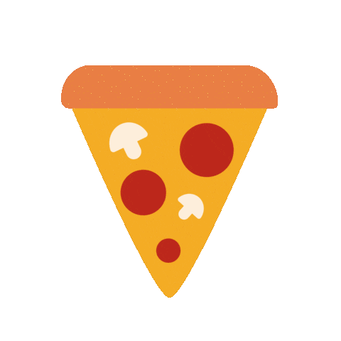ScatterbrainStudiosLtd giphyupload food pizza slice Sticker