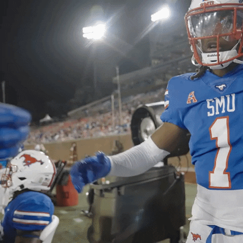 Smu Mustangs Football Celebration GIF by SMU Football