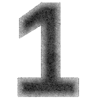 Number One Text Sticker