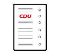 Vote Landtag Sticker by CDU Rheinland-Pfalz