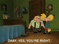 hey arnold nicksplat GIF